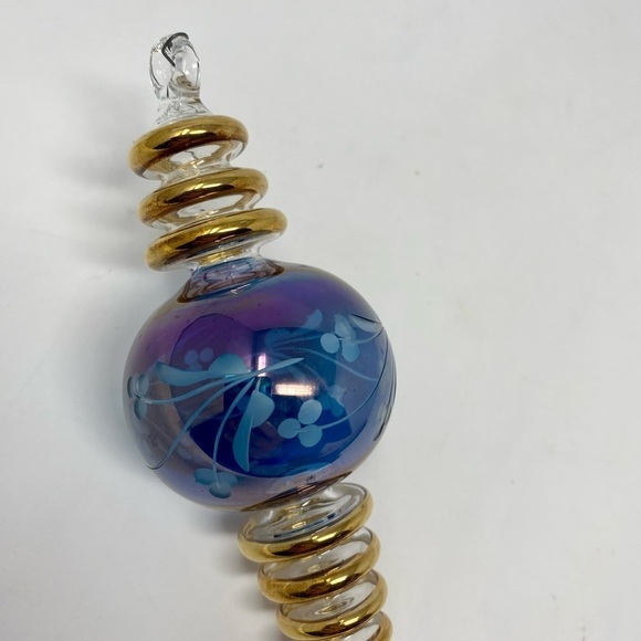 Glass Hanging Holiday Ornament - Picture 3 of 4